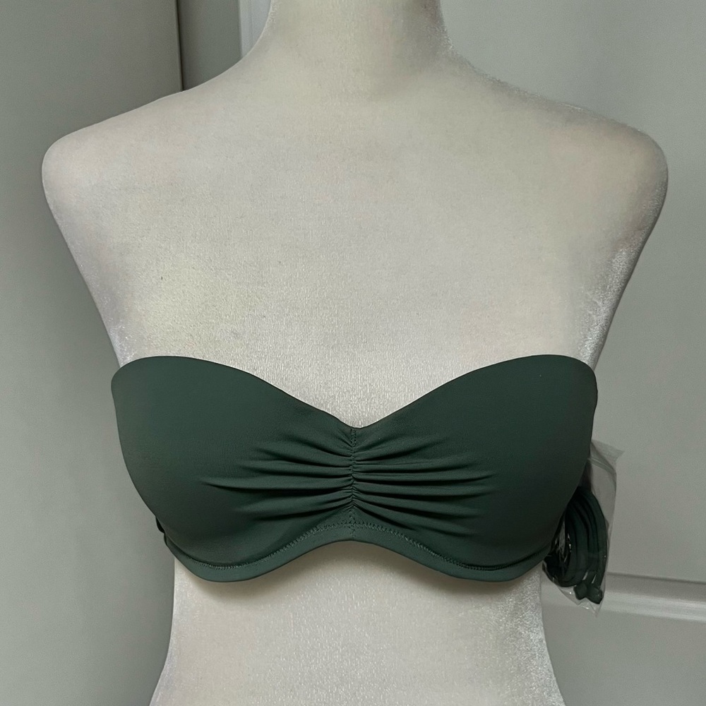 NWT❗️Victoria’s Secret Black Strapless Bikini Top